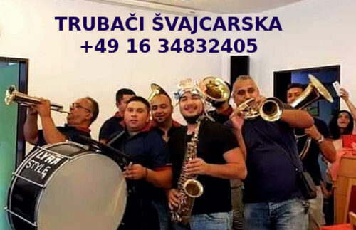 Trubači Švajcarska ulazak u svečanu salu